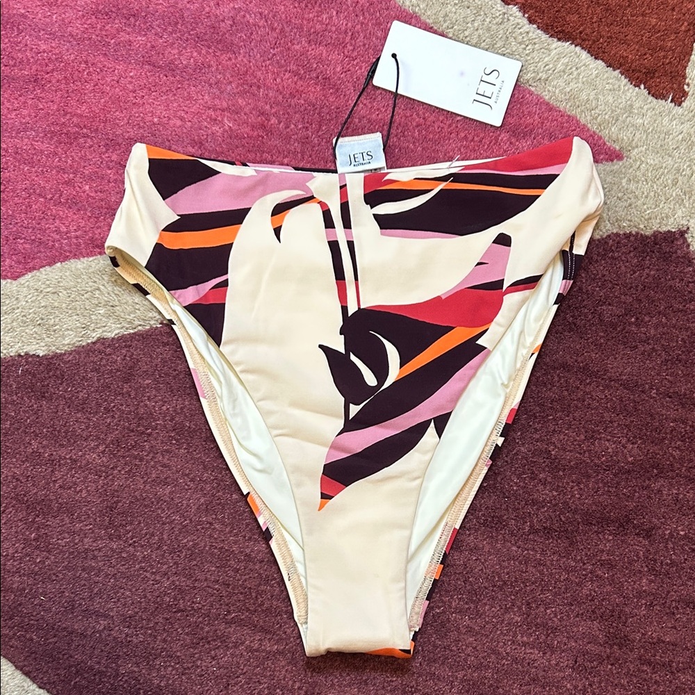 NWT Jets Australia High Leg Bikini Bottom